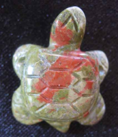 Schildkröten - Anhänger aus Unakit