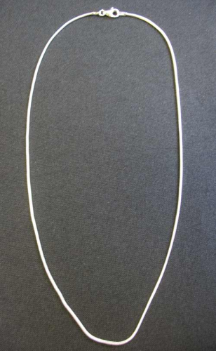 Schlangenkette aus 925er Silber - 42 cm