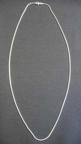 Schlangenkette aus 925er Silber - 60 cm