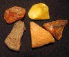 Amber rough stone