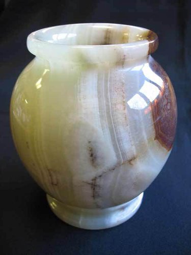 Vase - Nummer 3 aus Onyx - Marmor
