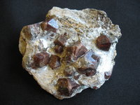 Granat in Glimmerschiefer