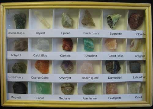 Mineralienkasten mittlere Größe