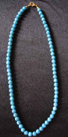 Bead Necklace - rec. Turquoise