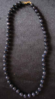 Bead Necklace - Blue Goldstone