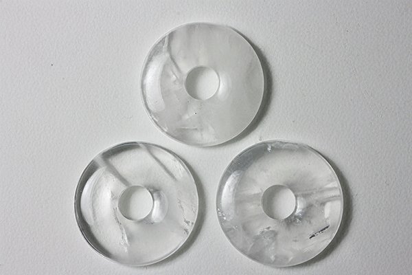Donut Bergkristall - 3 cm Durchmesser