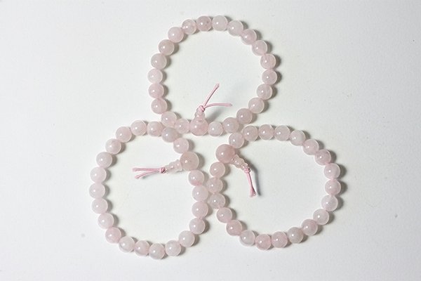 Power Bead Bracelet - Rose Quartz