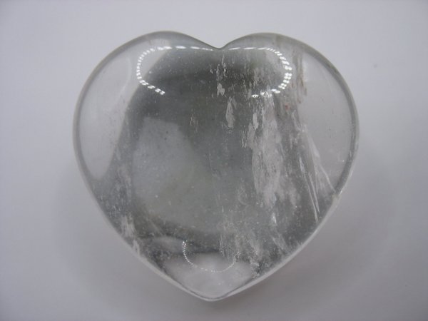 Herz aus Bergkristall