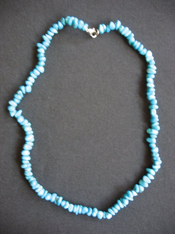 Chip Necklace - stab. Turquoise