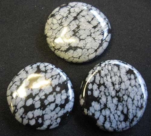 Snowflake Obsidian Pocket Stone
