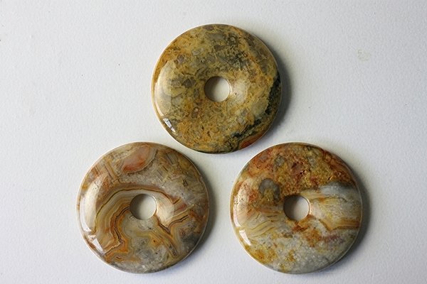 Donut Crazy-Lace Achat - 4 cm Durchmesser