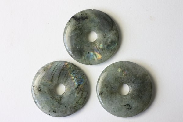 Donut Labradorit - 4 cm Durchmesser