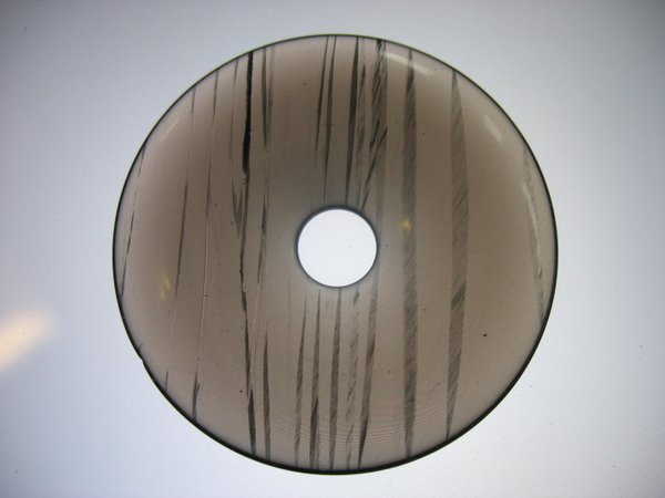 Lamellenobsidian - 5 cm Durchmesser