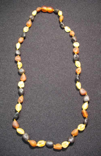 Amber - Nugget Necklace small