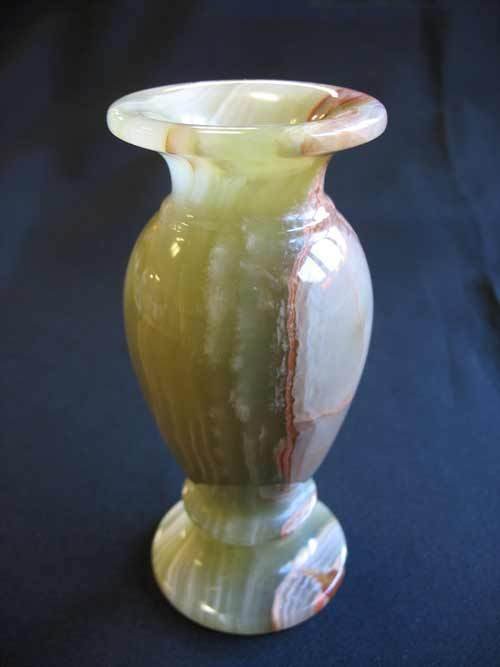 Vase - Nummer 2 aus Onyx - Marmor