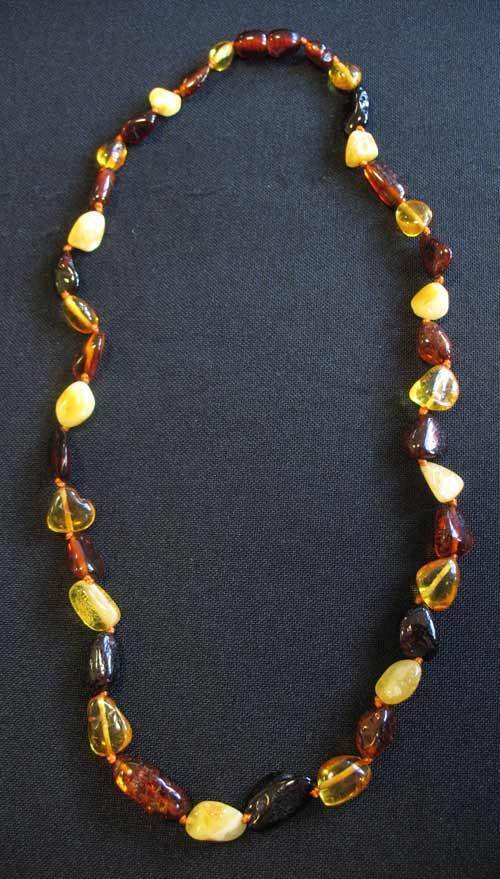 Amber - Necklace - Nugget - Mixed Colour