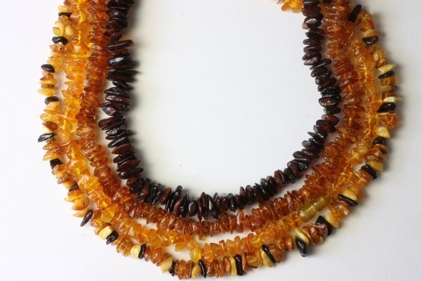 Amber - Necklace - 45 cm - mixed colours