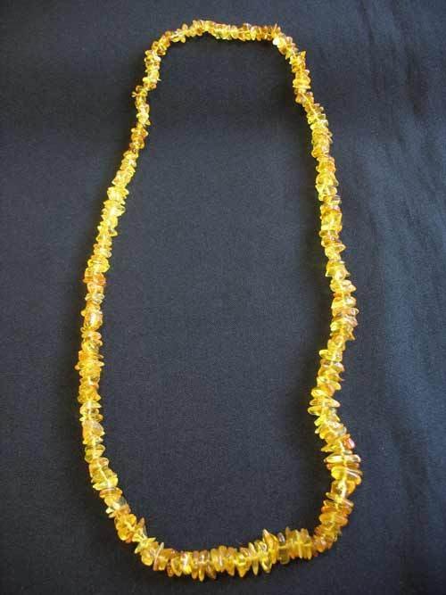 Amber - Necklace - 70 cm - light colour