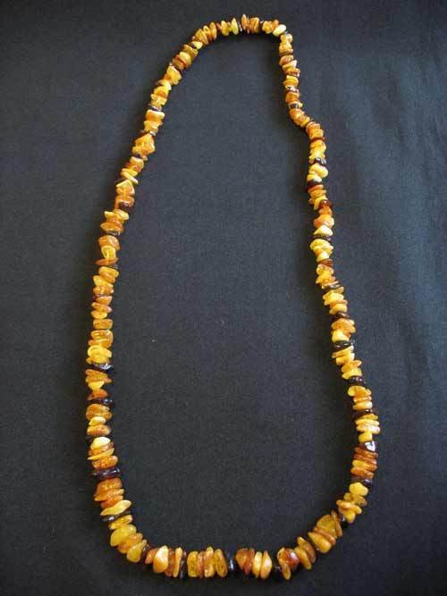 Amber - Necklace - 70 cm - mixed colours