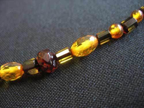 Amber - Necklace - Spheres and Rolls