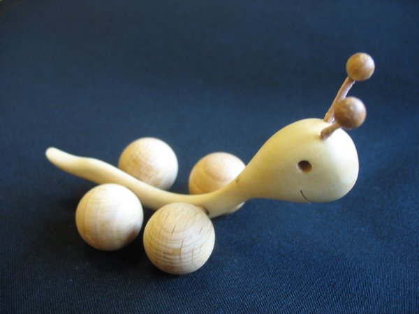 Wooden Snail for spheres - 40 mm