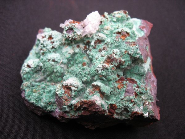 Malachite with Calcite - Number 16