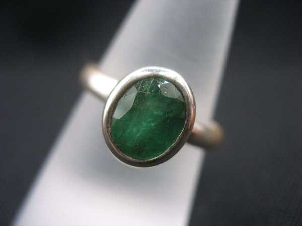 Emerald Ring - Number 5 - Size: 19,1 mm